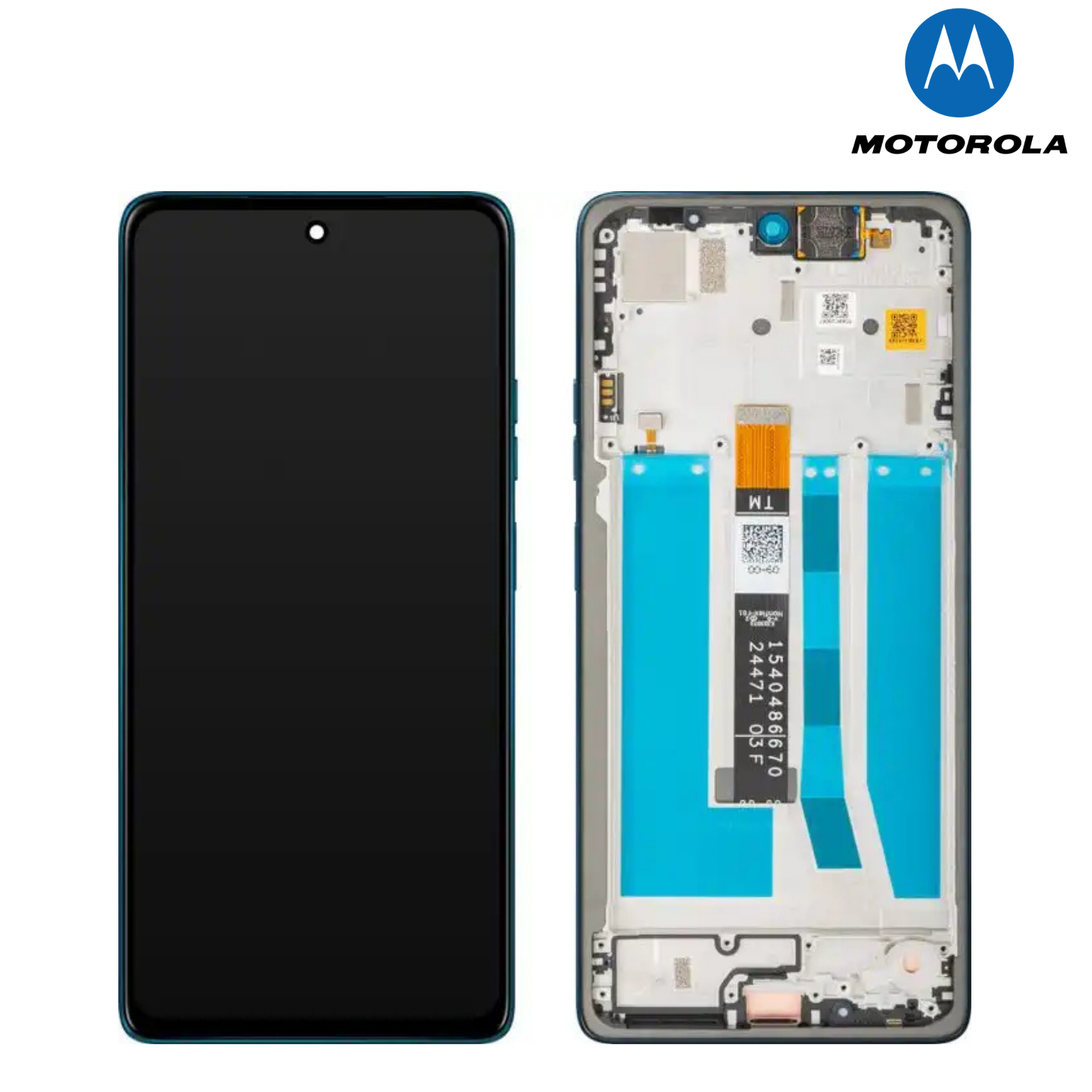 LCD Display Module for Motorola Edge 60 Fusion, Pantone Zephyr